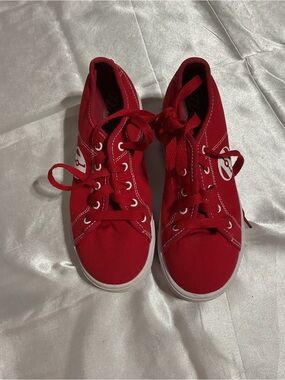 Heelys Red Low-Top Canvas Sneakers